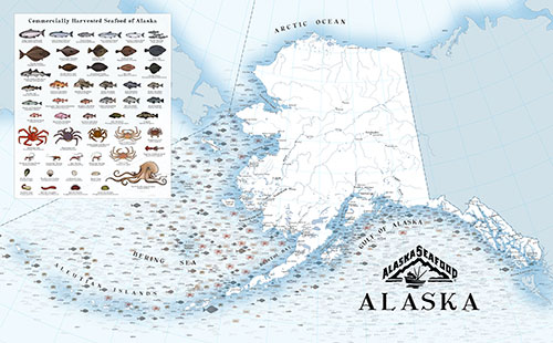 Alaska Seafood Marketing Map